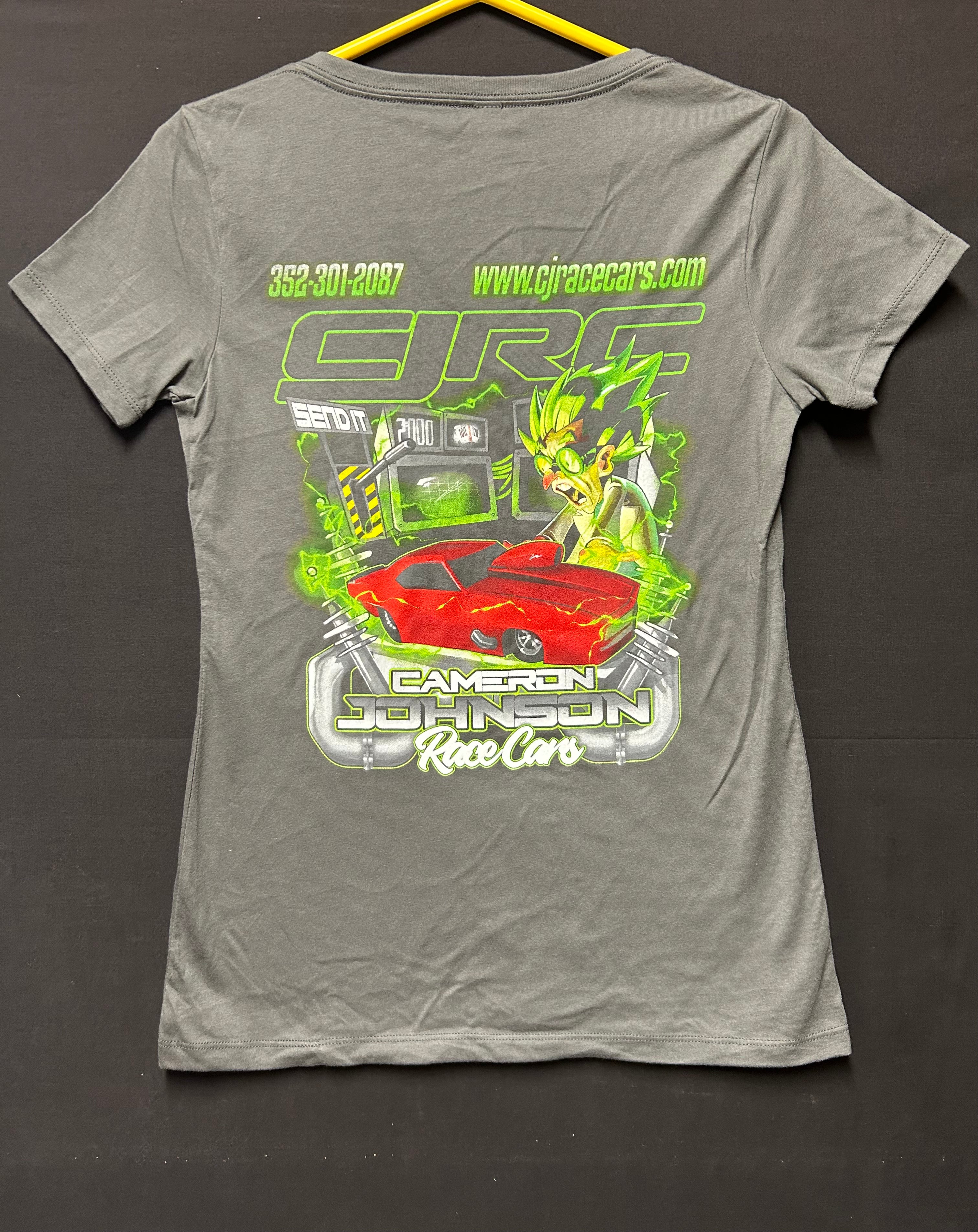 CJRC Women's V-Neck T-Shirt – CJ Race Cars