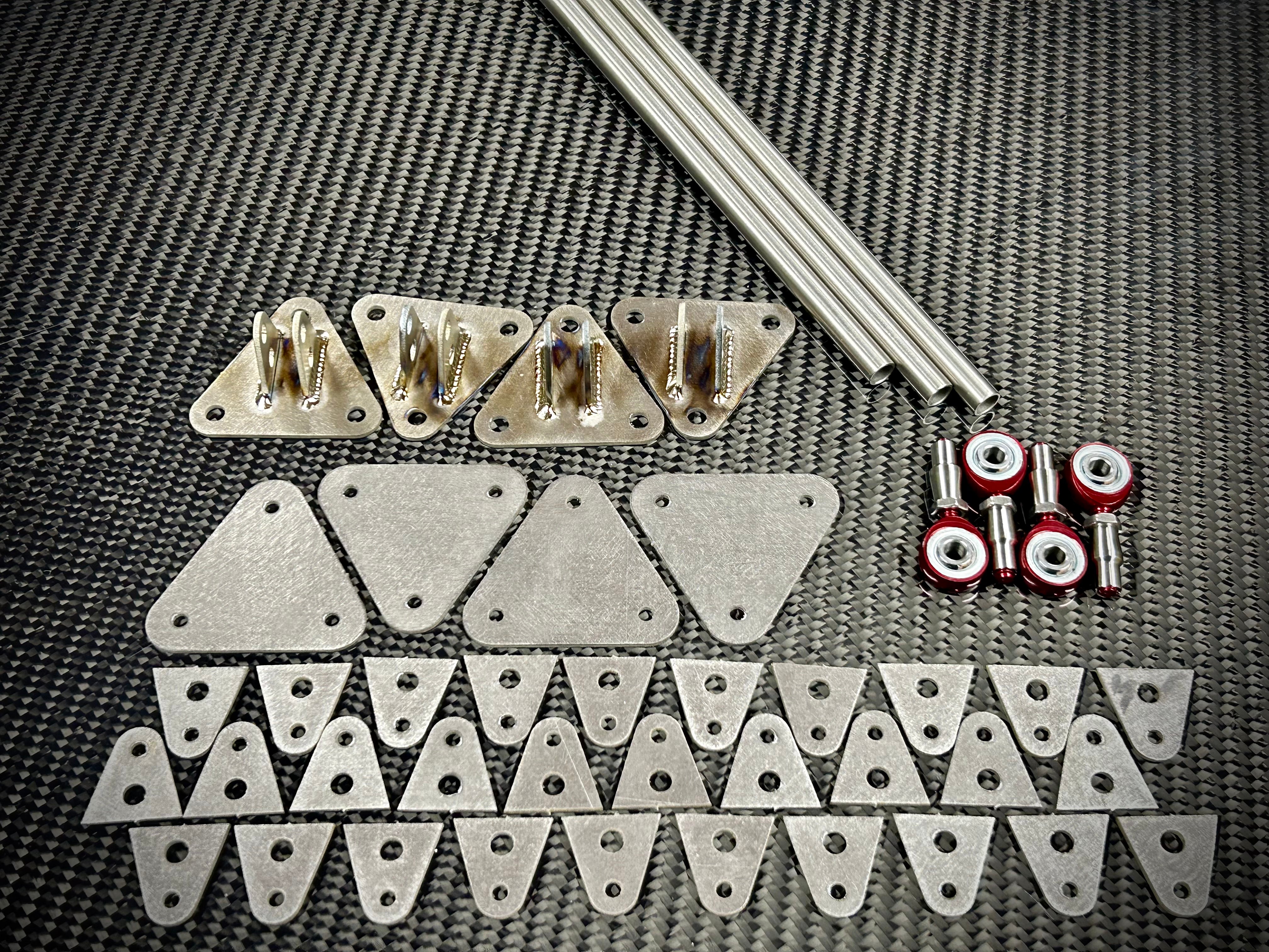 Adjustable Titanium Window Frame Kit – CJ Race Cars
