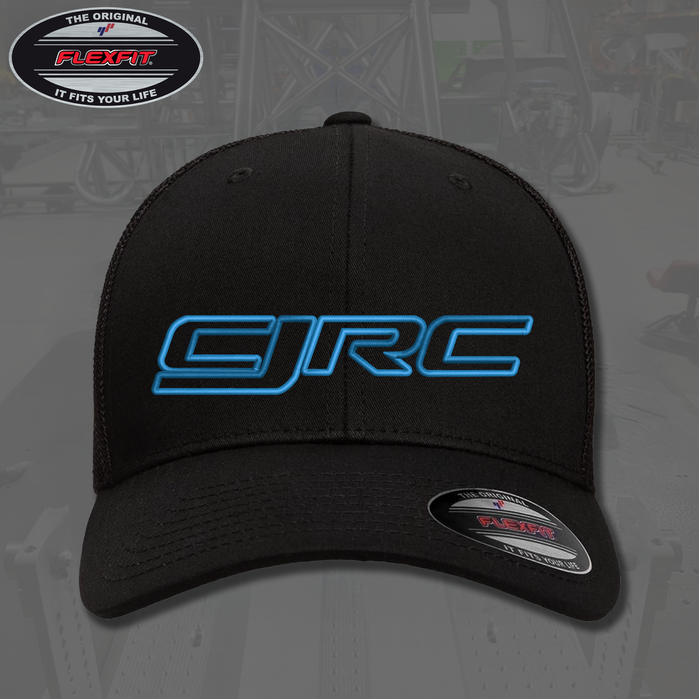 *PRE-ORDER* CJRC Black And Blue Flexfit Hat