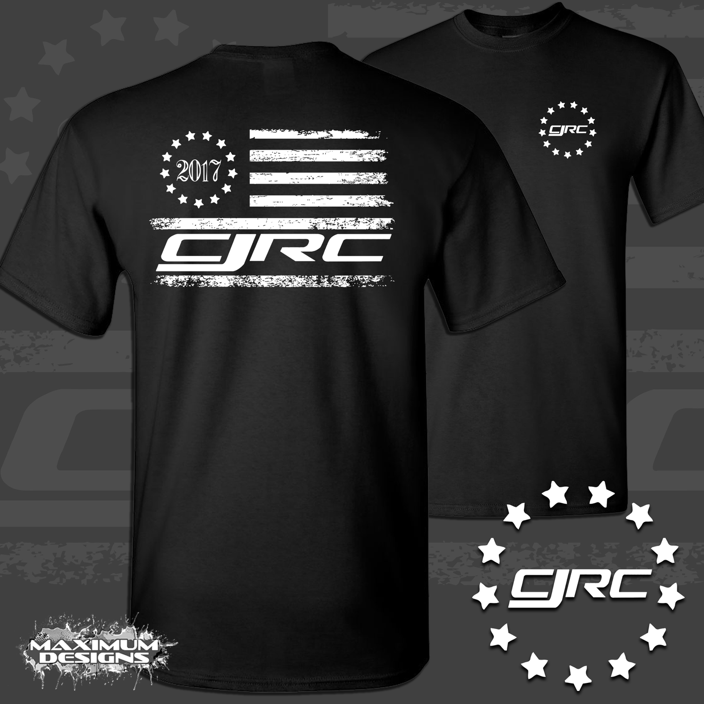 CJRC Stars and Stripes Tee