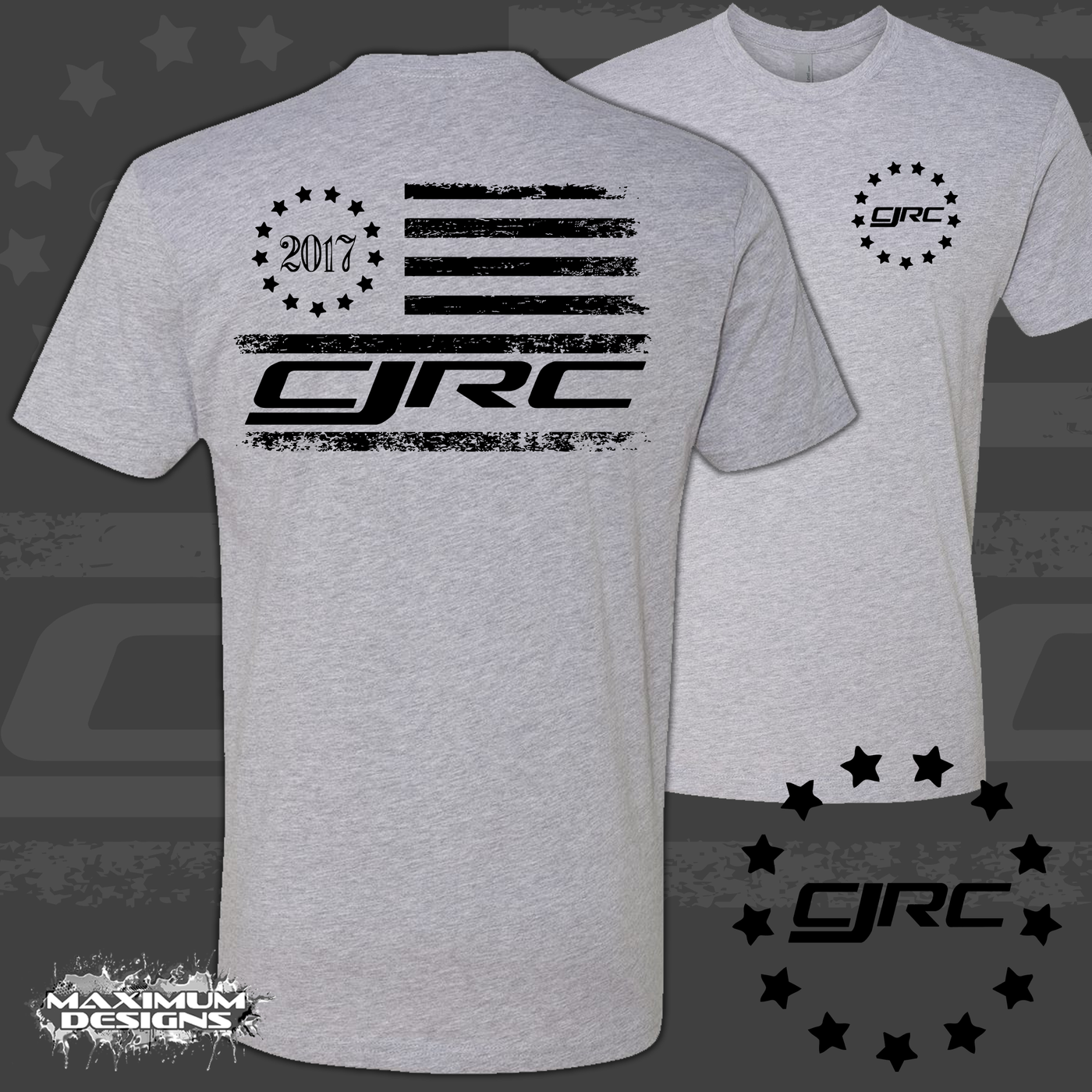 CJRC Stars and Stripes Tee