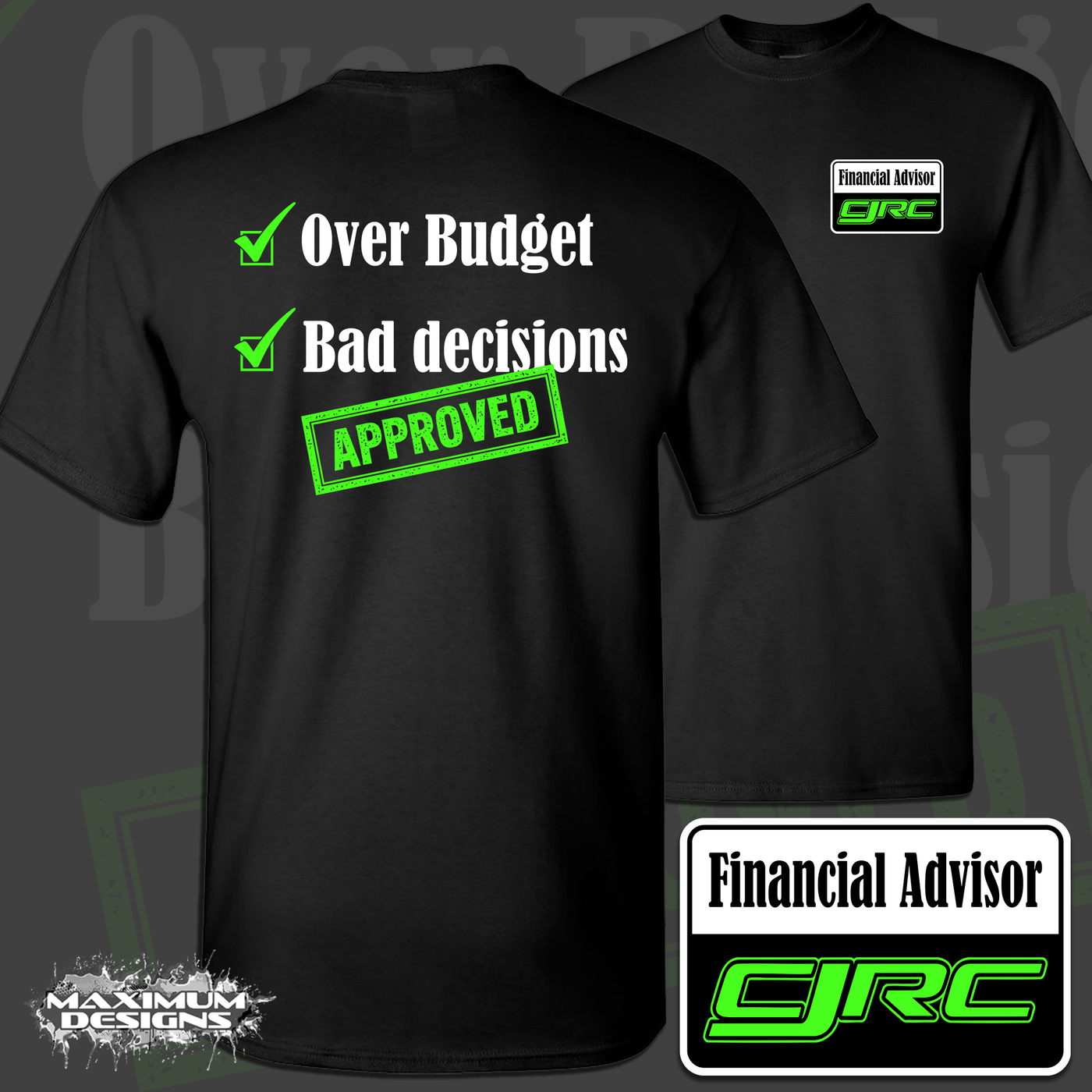 CJRC Financial Advisor T-Shirt
