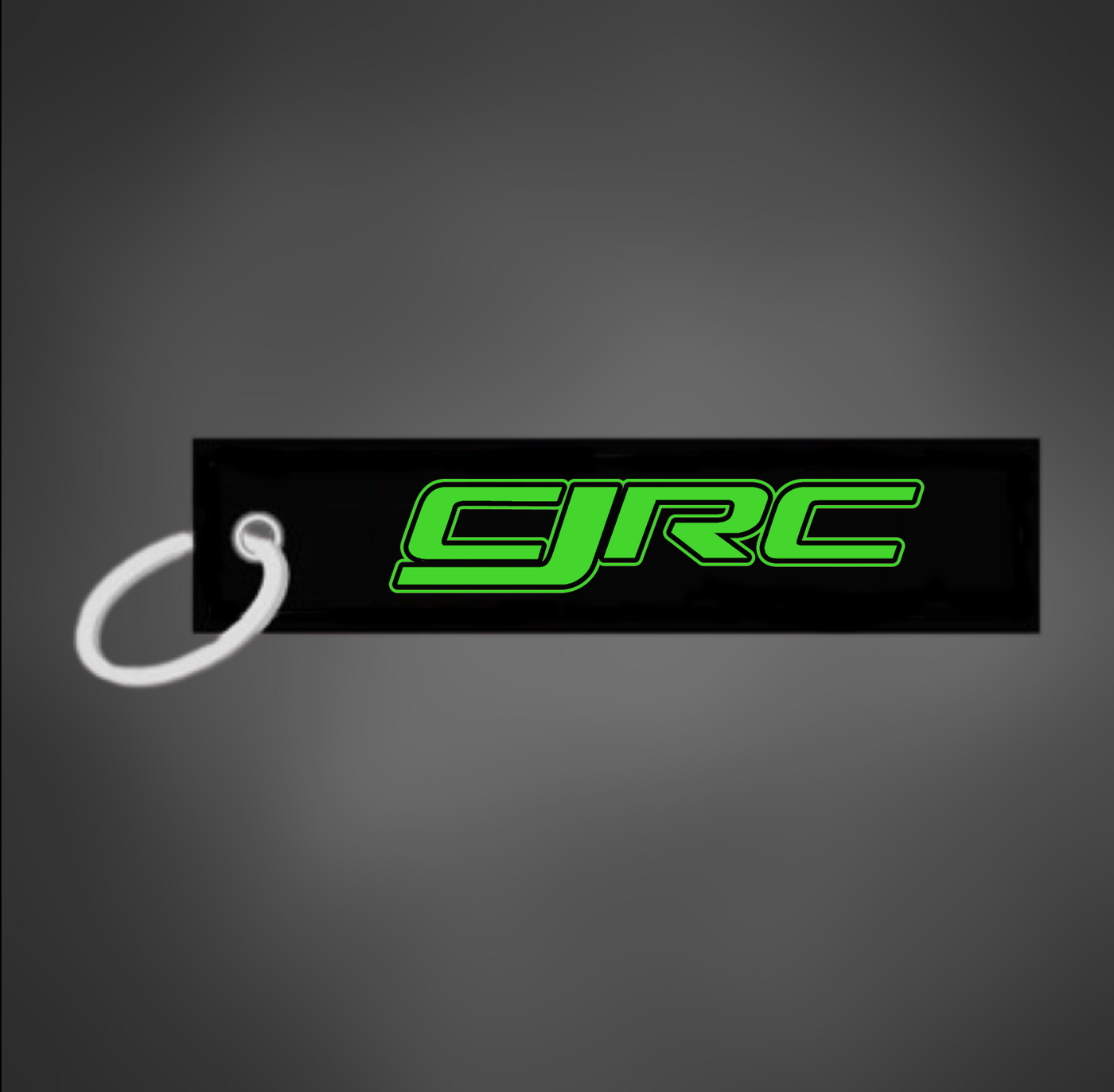 CJRC Green Logo Key Chain Tag