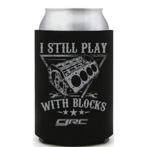 CJRC “Play With Blocks” Can Koozie