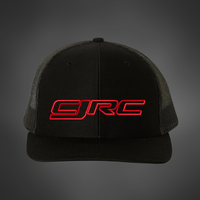 CJRC Black And Red Snap Back Hat