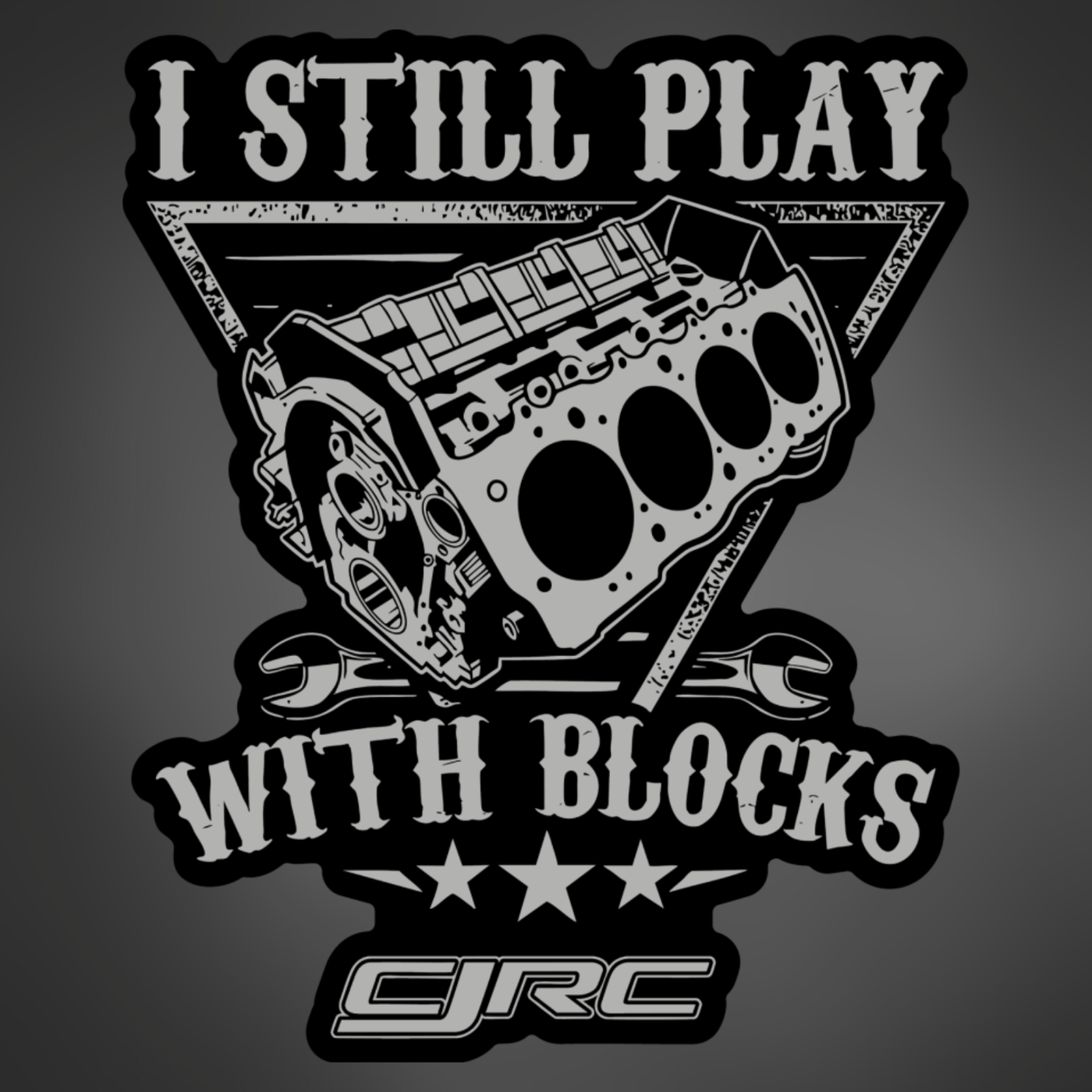 CJRC Play With Blocks Sticker