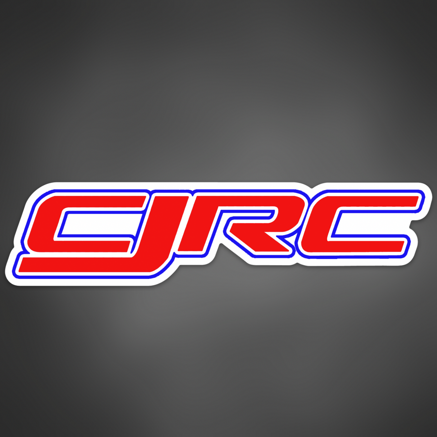 CJRC Red White & Blue Logo Sticker