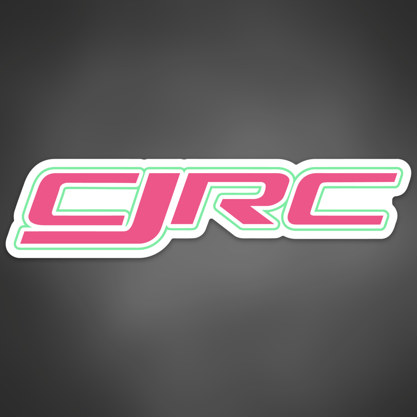 CJRC Pink Logo Sticker