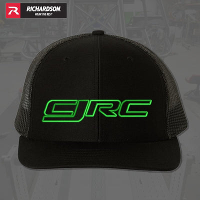CJRC Black And Green Snap Back Hat