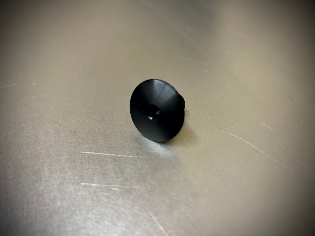 Dzus Fastener Black Allen Big Oval Head Aluminum 7/16