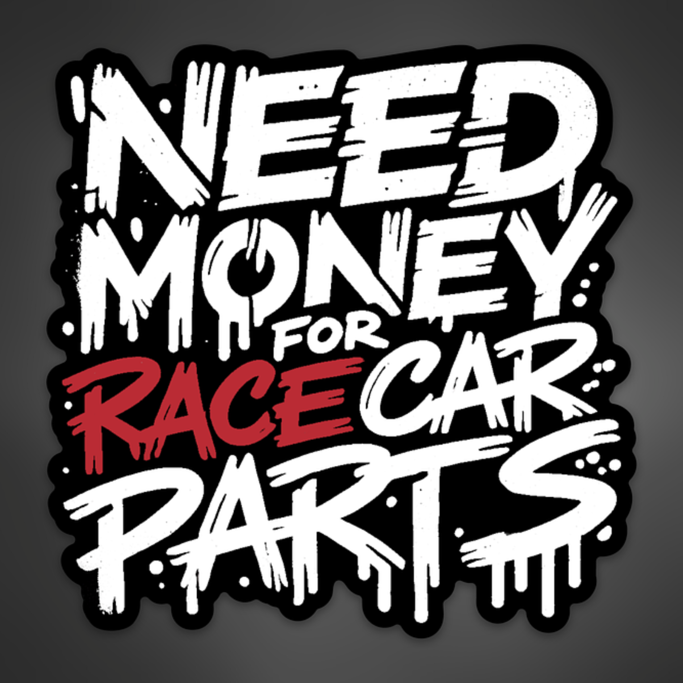 CJRC Need Money For Parts Sticker