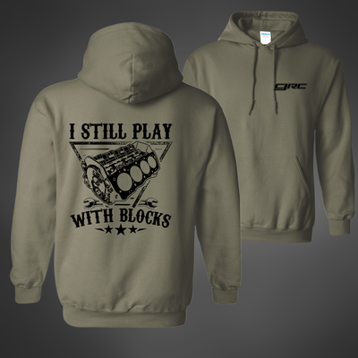 CJRC Play With Blocks Hoodie (Military Green)