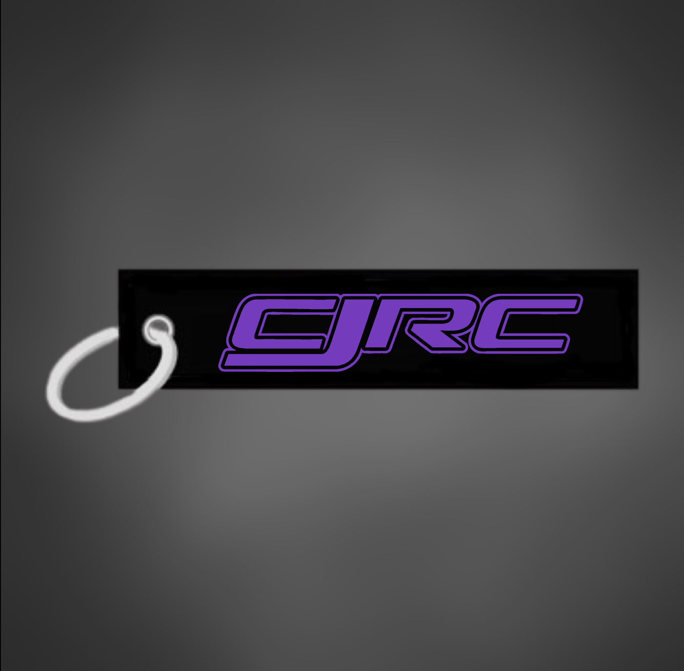 CJRC Purple Logo Key Chain Tag