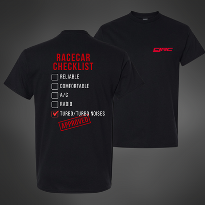 CJRC Racecar Checklist Shirt