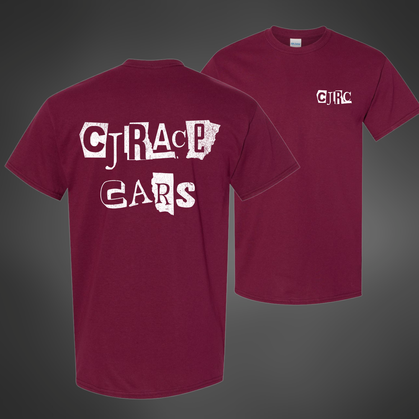 CJRC Ransom Note Shirt (Maroon)