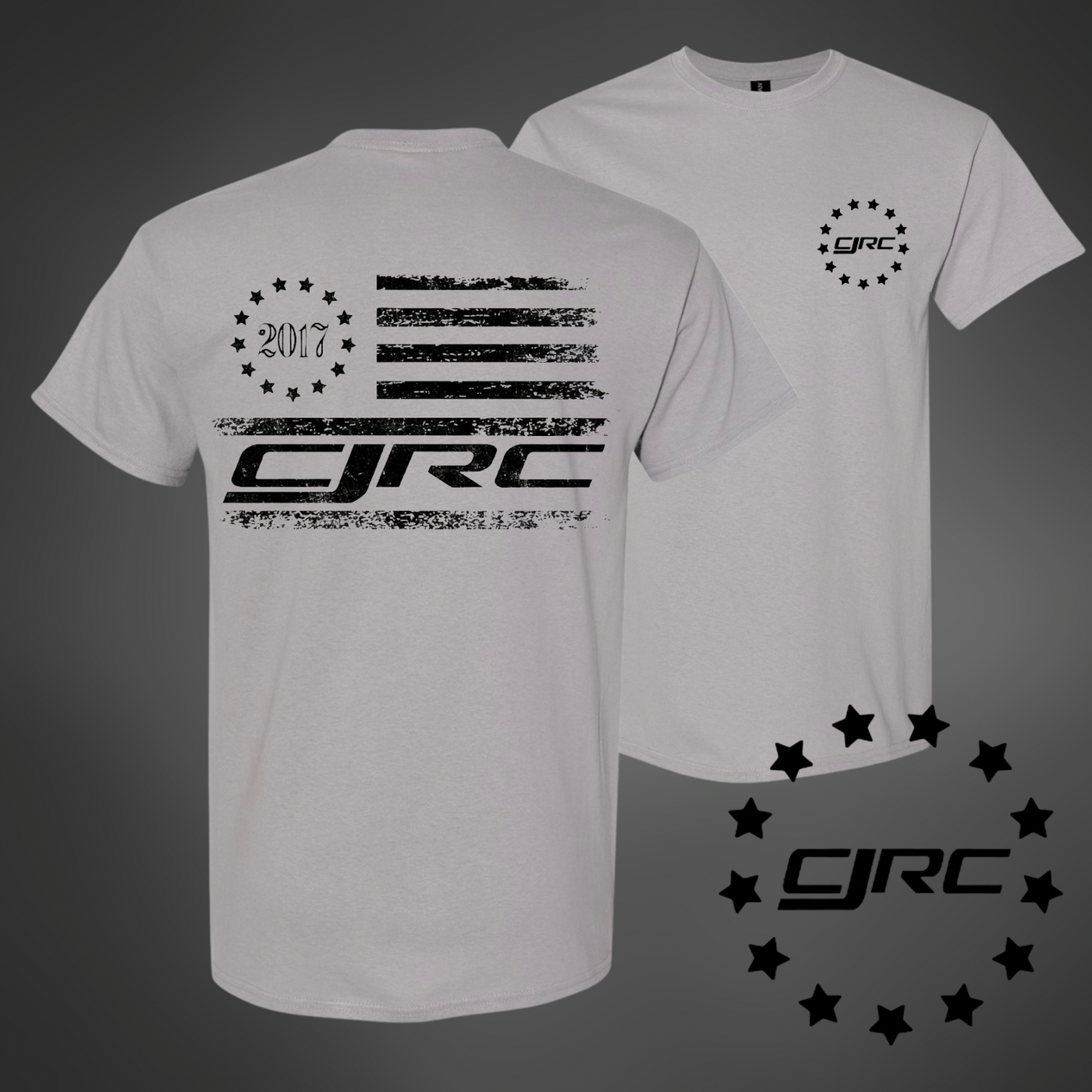 CJRC Stars & Stripes Shirt (Grey)