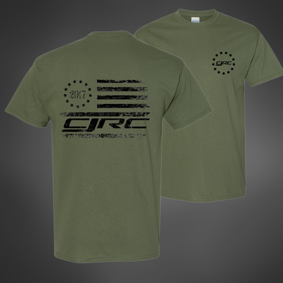 CJRC Stars & Stripes Shirt (Military Green)