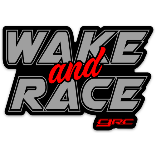 CJRC Wake and Race Sticker