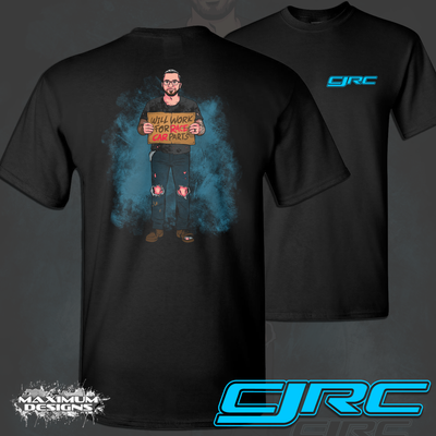 CJRC "Will Work for Parts" T-Shirt
