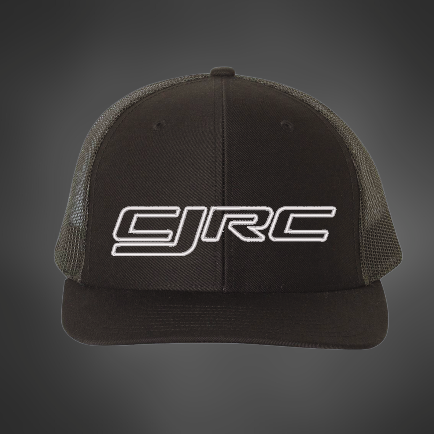 CJRC Black And White Snap Back Hat