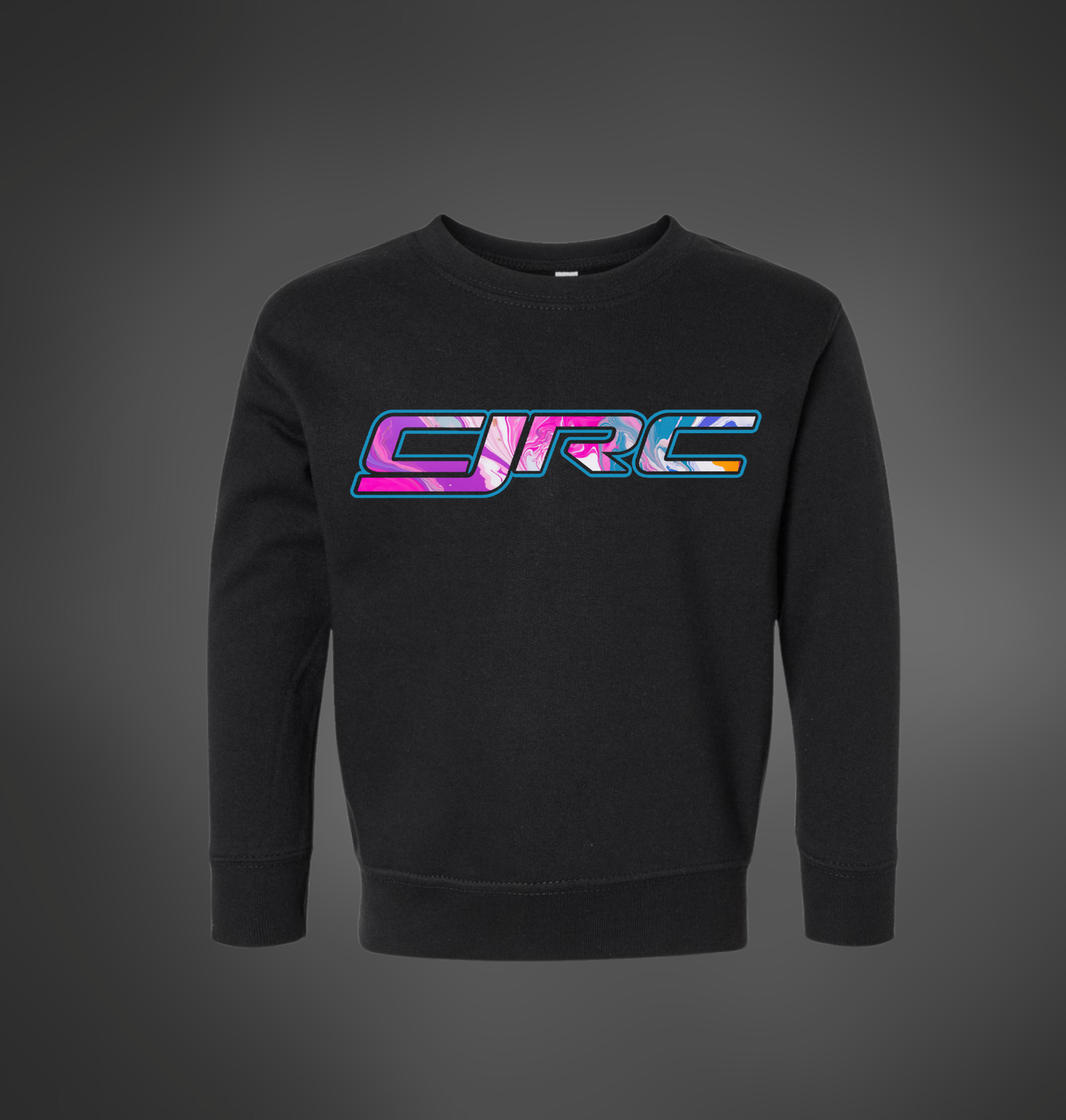 CJRC Youth Pink Swirl Logo Sweatshirt