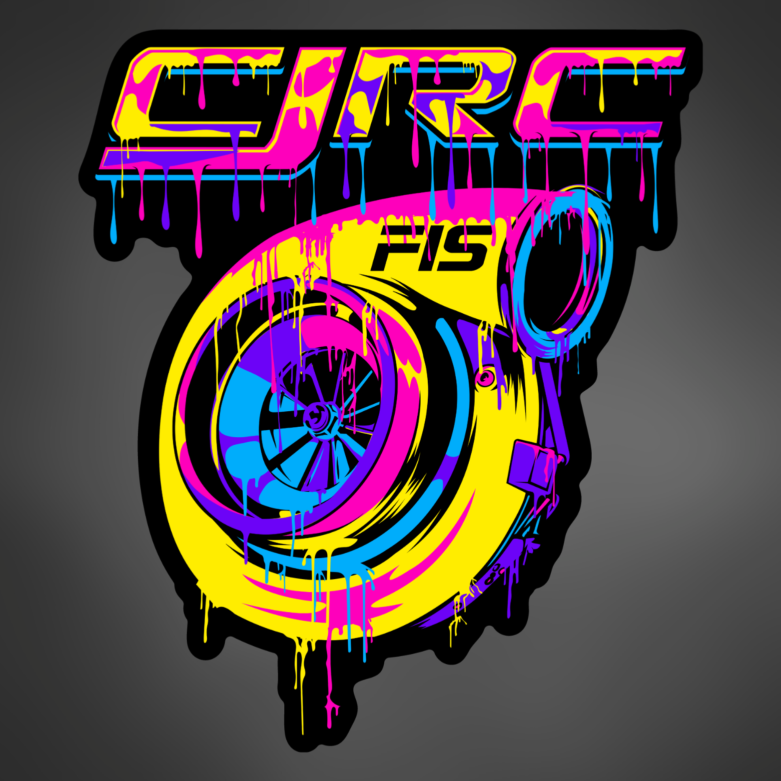 CJRC Turbo Sticker – CJ Race Cars