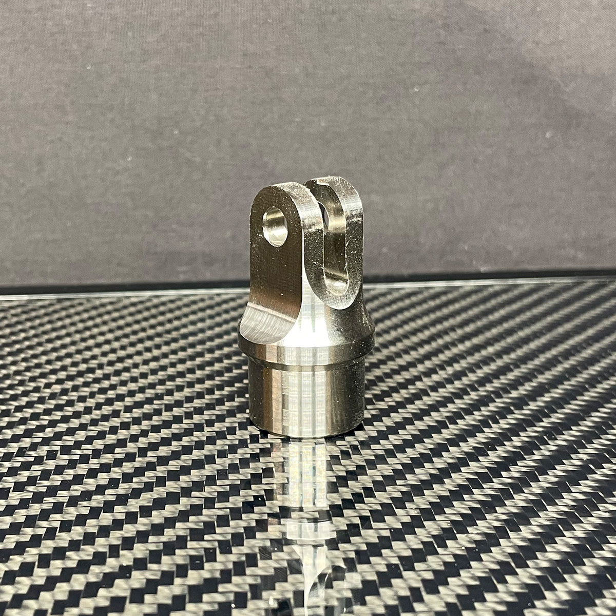 1" Tube with 1/4" Hole Weld-In Titanium Clevis